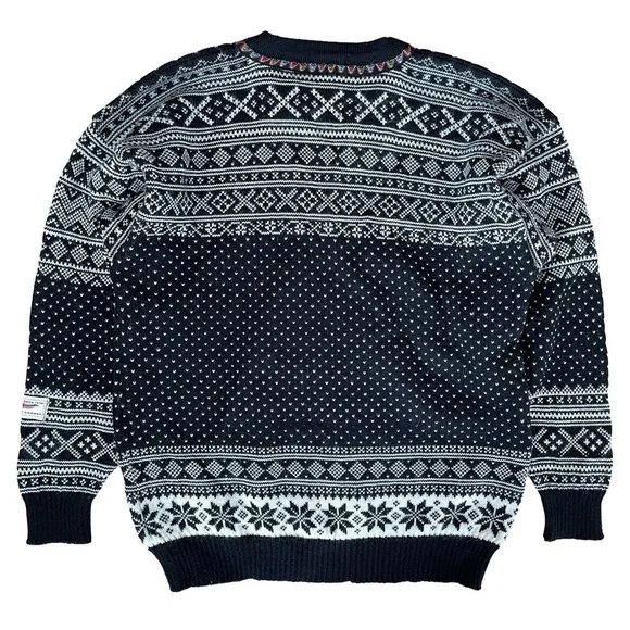 Dale of Norway Pure New Wool Nordic Sweater, Button Placket, Size Small - Picture 2 of 9